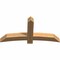 Ekena Millwork Bellingham Timber Gable Bracket, Western Red Cedar, 60"W x 30"H x 5 1/2"D x 5 1/2"F, 12/12 Pitch GBW060X30X0606BEL00SWR - alternate 5